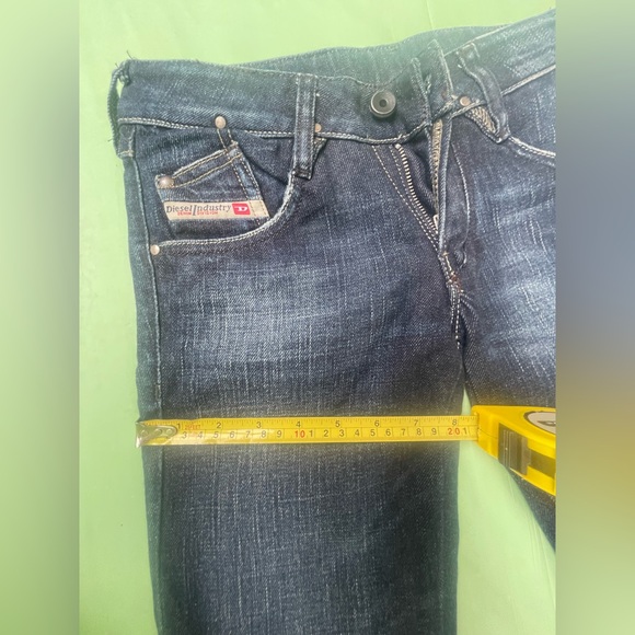 Diesel Woman’s Dark Blue Vintage CLUSH Jeans size 24 New With Tags - Picture 13 of 16